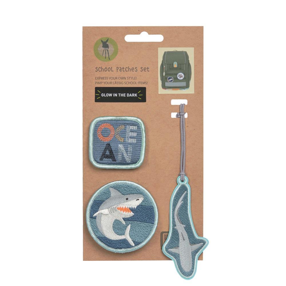 Lässig Shark Ocean Edition School Patches Set 3tlg.