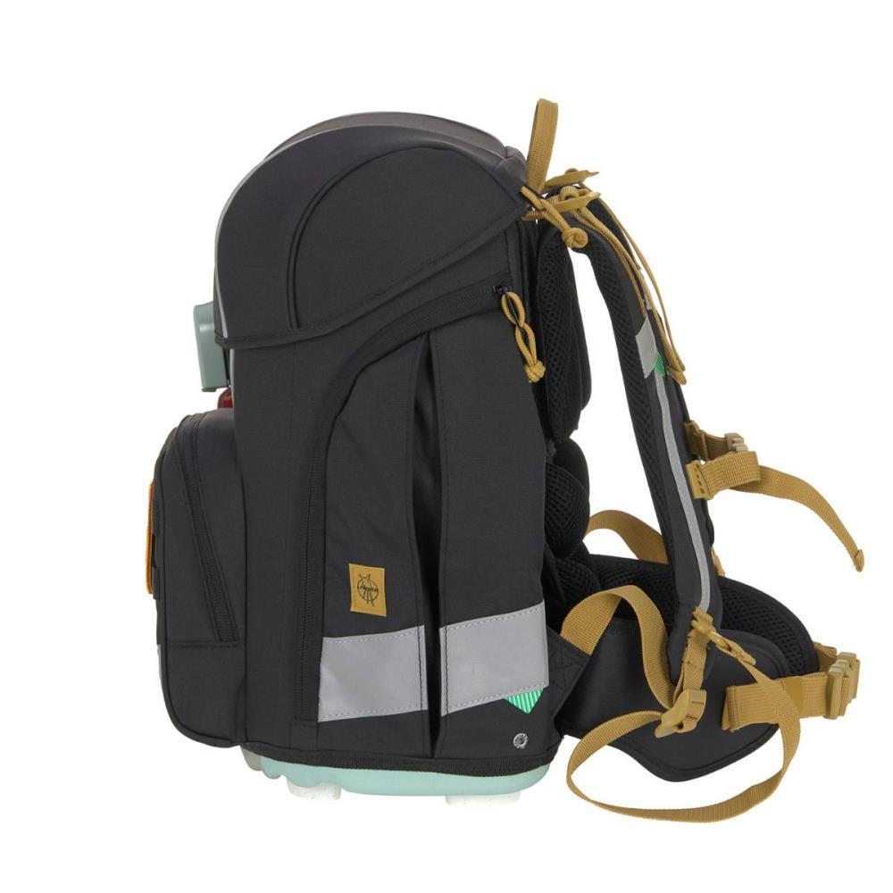 Lässig Boxy Unique Black Schulranzen Set 7tlg.