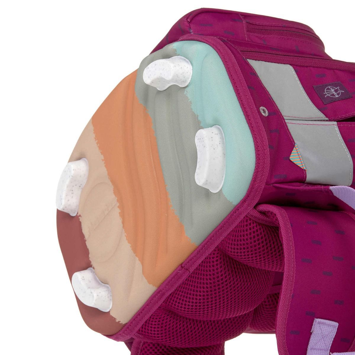 Lässig Boxy Unique Speckles Berry Schulranzen Set 7tlg.