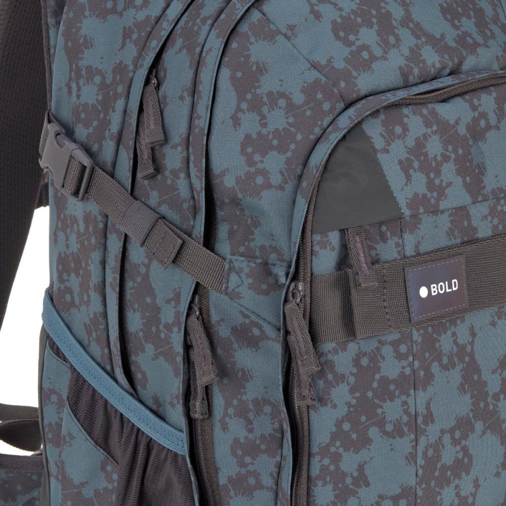 Lässig Bold Origin Spots Blau Schulrucksack