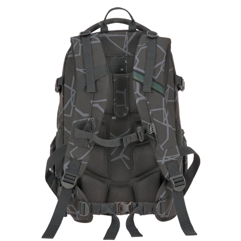 Lässig Bold Origin Edges Grau Schulrucksack
