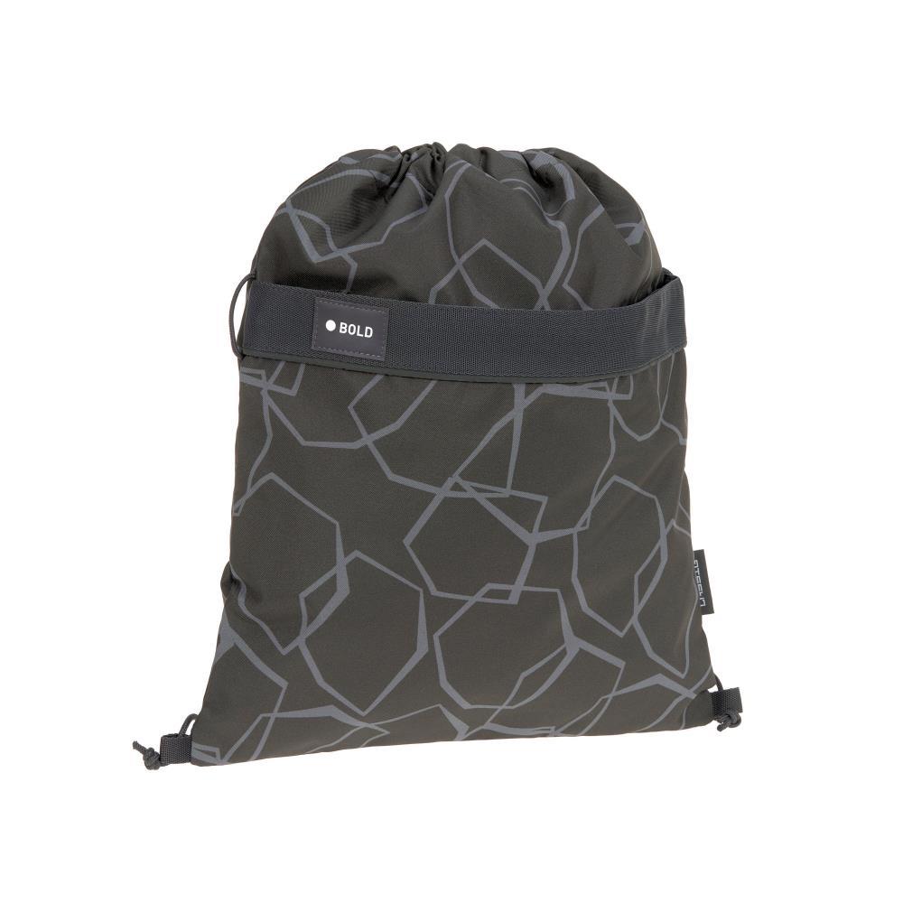 Lässig Bold Edges Grau Sportbeutel
