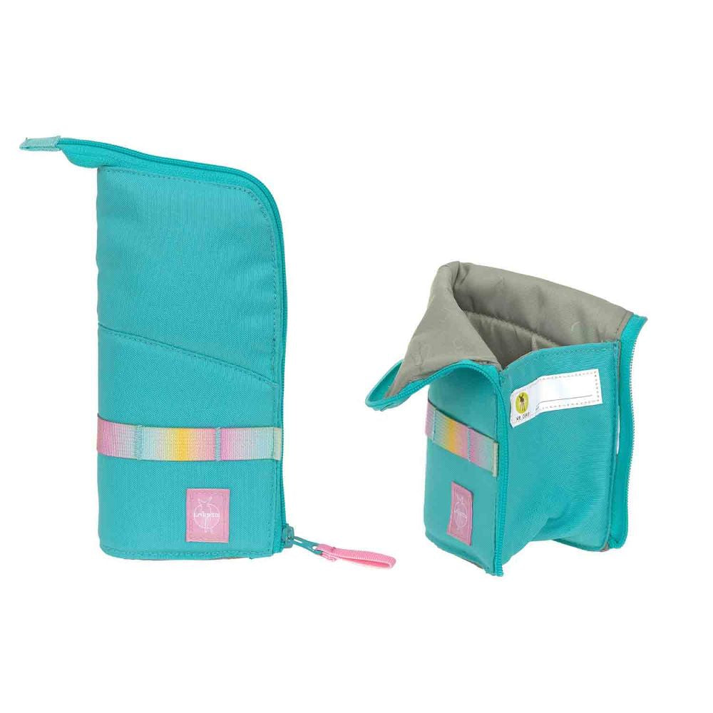 Lässig Slim Unique Turquoise Schulranzen Set 7tlg.