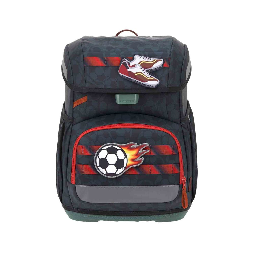 Lässig Light Unique Football Deep Blue Schulranzen Set 6tlg.