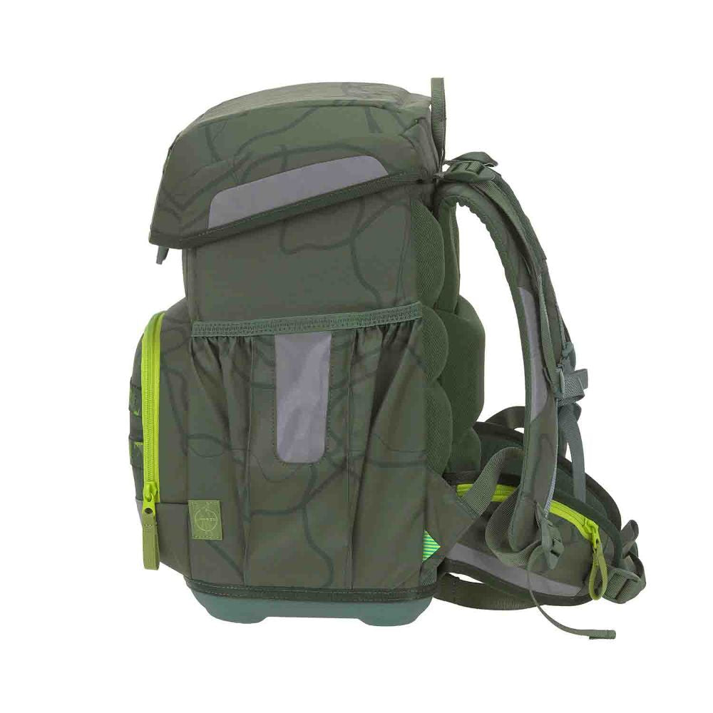 Lässig Light Unique Jungle Green Schulranzen Set 6tlg.