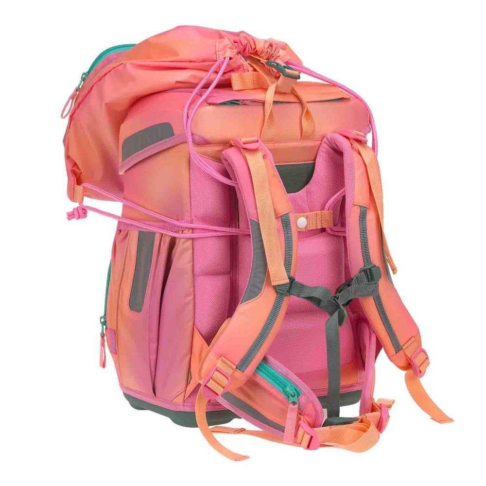 Lässig Light Unique Sunset Pink Schulranzen Set 6tlg.