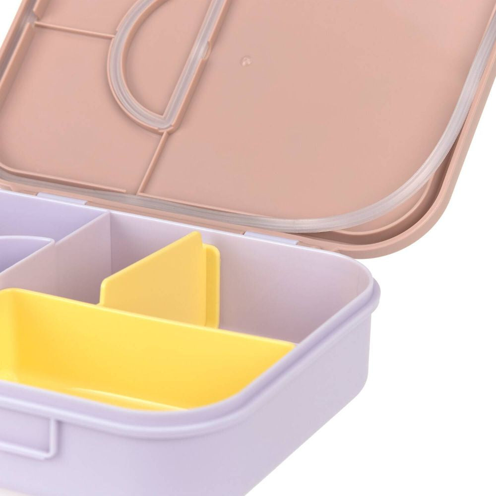 Lässig Bento Lunchbox Pattern Party Rose Lilac