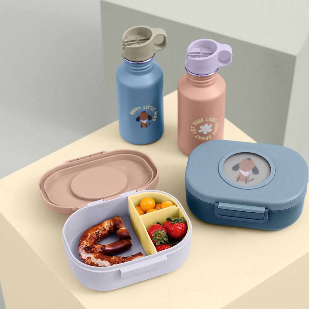 Lässig Trinkflasche 0,5 Liter Edelstahl Party Blue Green