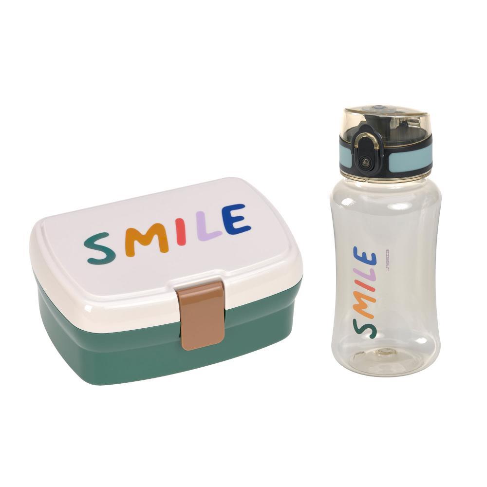 Lässig Little Gang Smile Milky Ocean Green Lunch Set 2tlg.