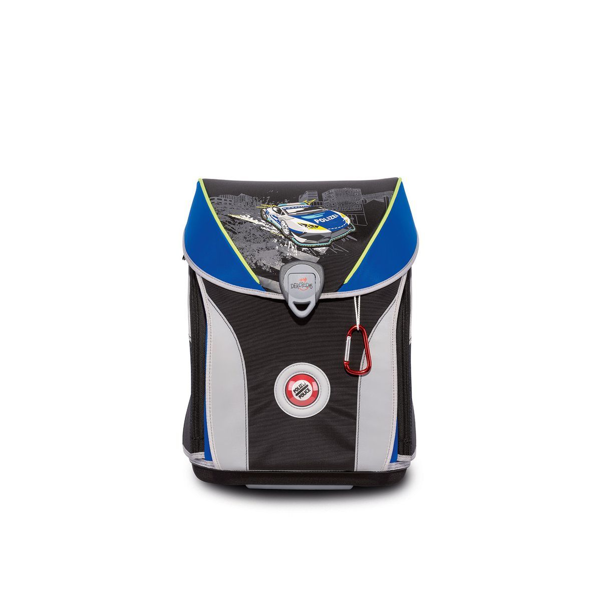 DerDieDas ErgoFlex MAX Speed Police Schulrucksack Set 5tlg.