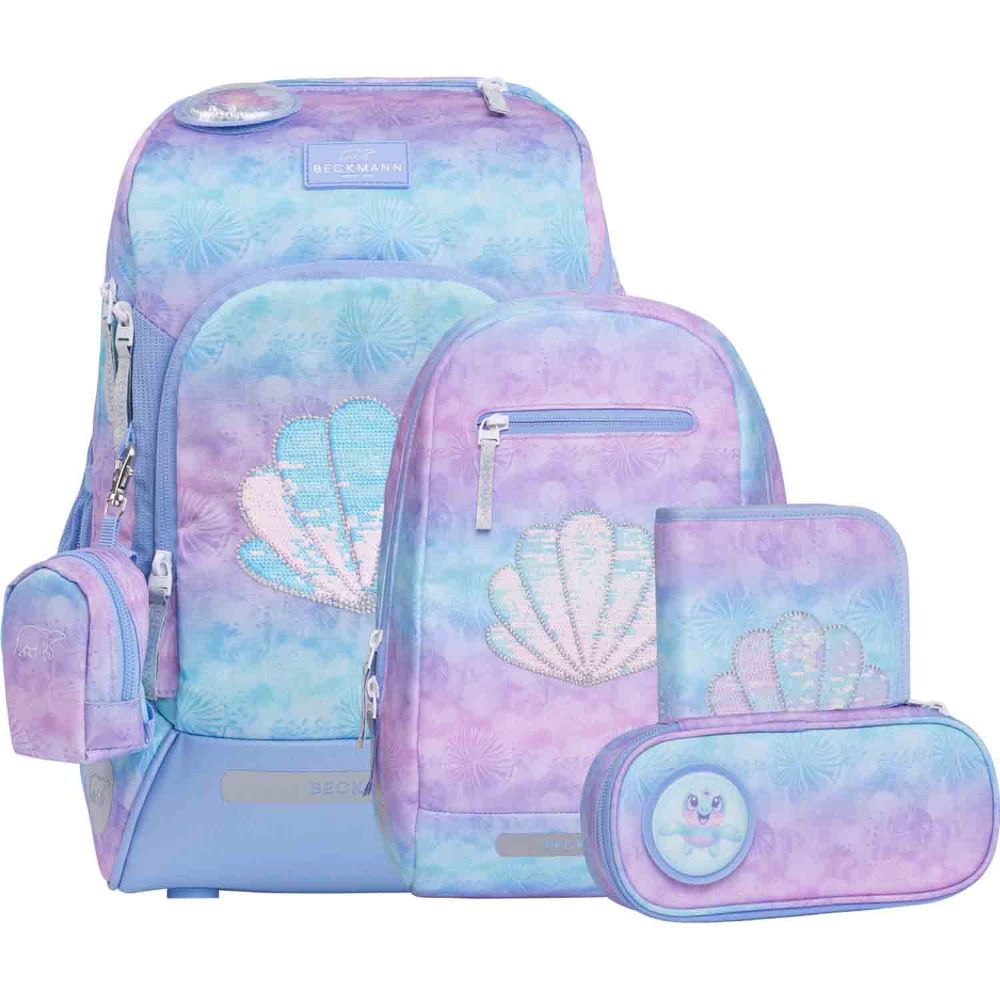 Beckmann Active Air FLX Seashell Schulrucksack Set 6tlg.