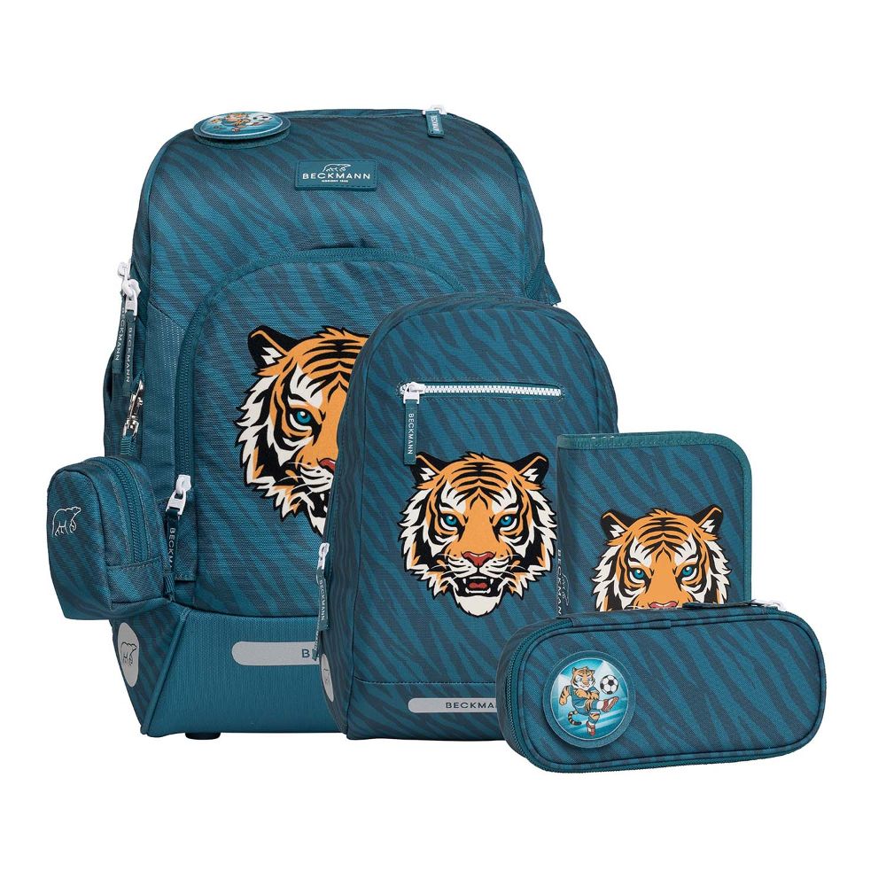 Beckmann Active Air FLX Tiger Stars Schulrucksack Set 6tlg.