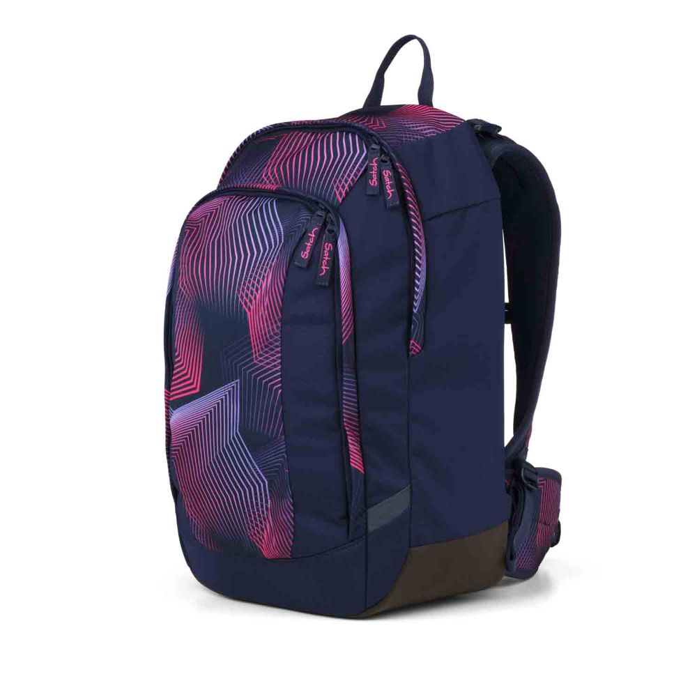 Satch Air Seismic Pink Schulrucksack Set 3tlg.
