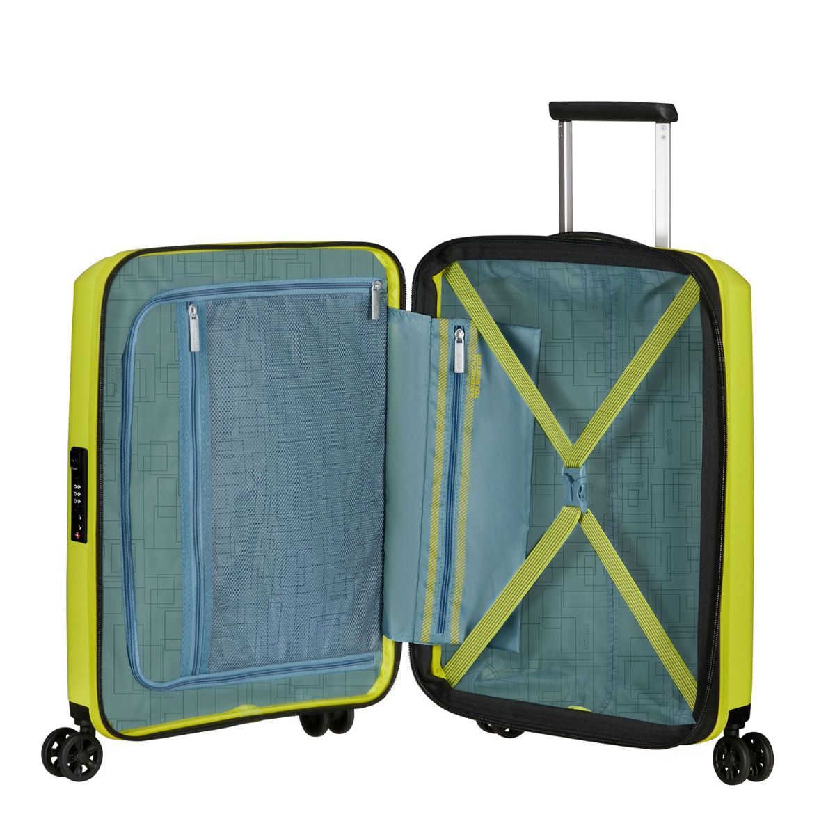 American Tourister Aerostep Light Lime Trolley S 55 cm