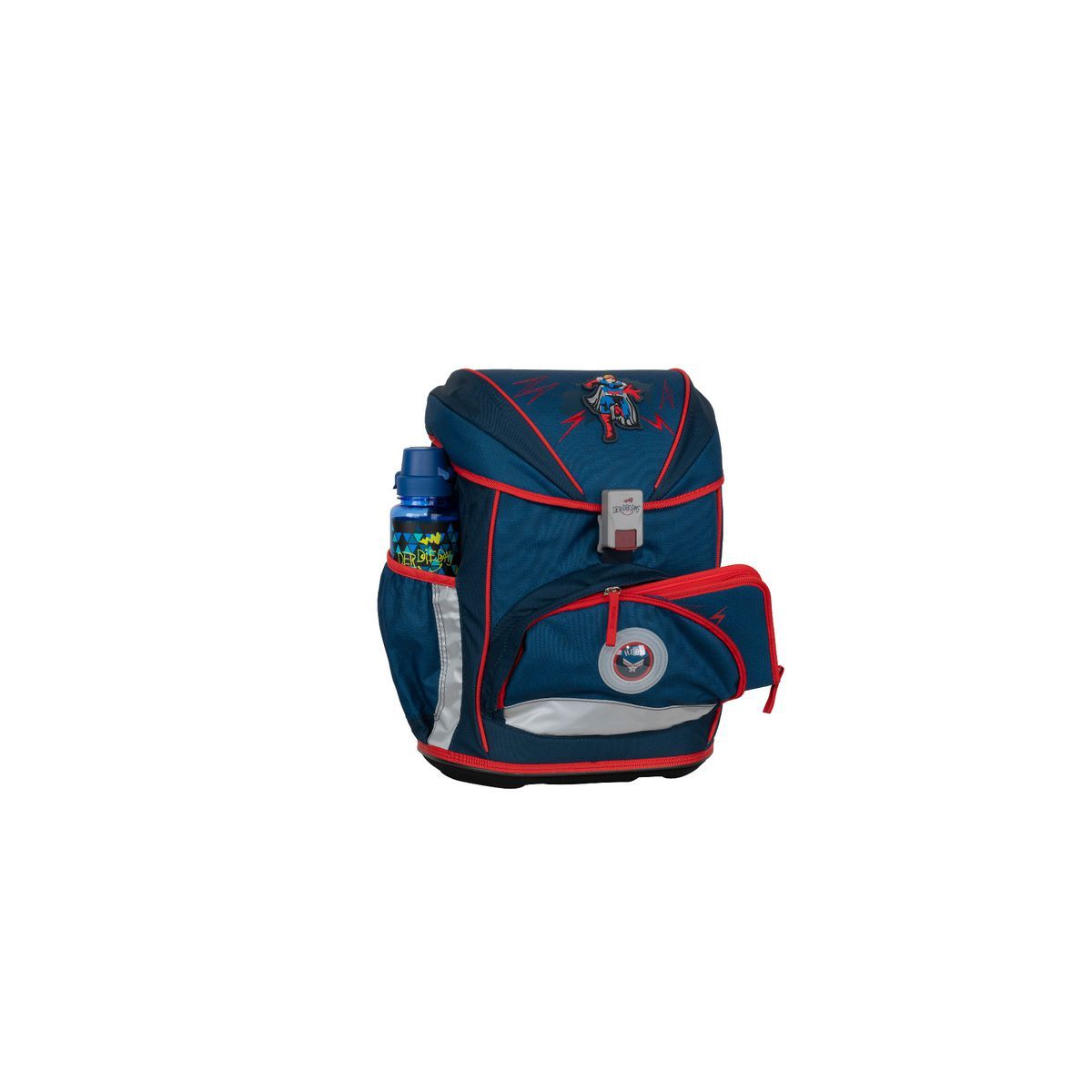 DerDieDas ErgoFlex Exklusiv LED Superheld Schulrucksack Set 5tlg.