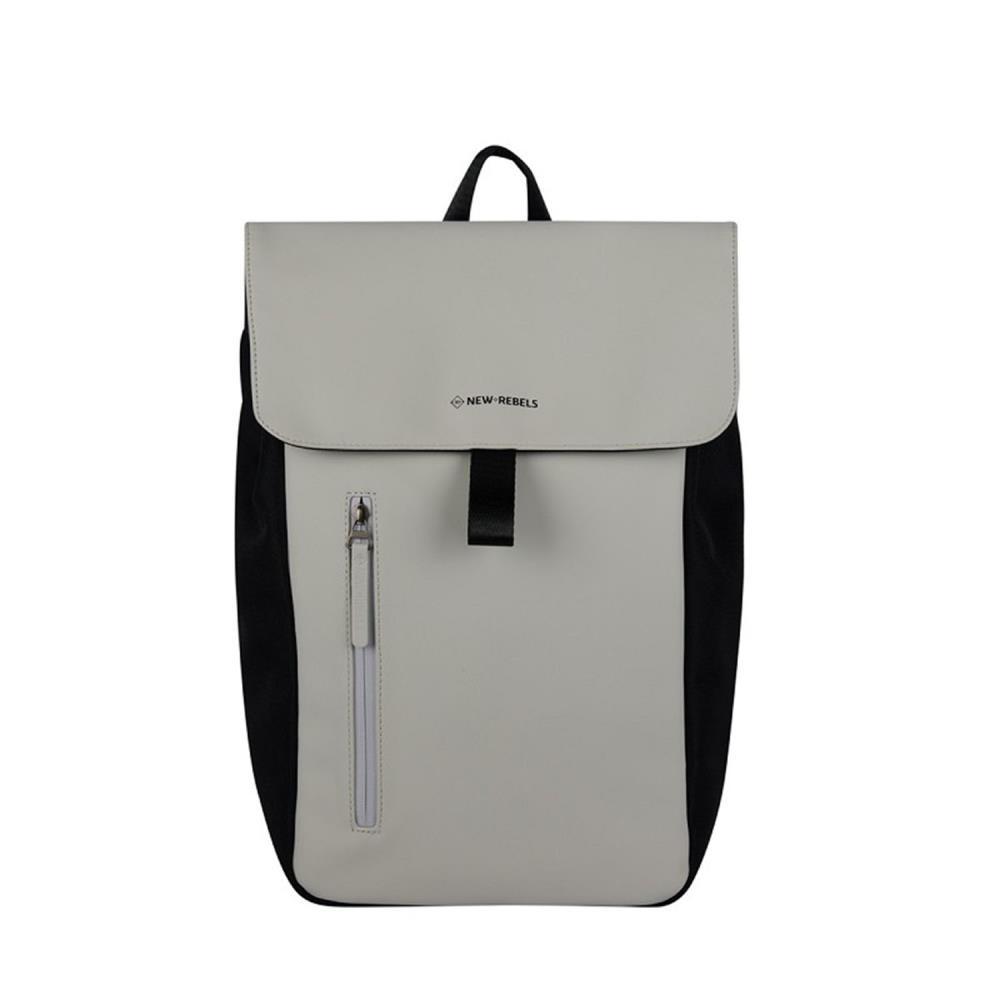 New Rebels Ceres Dothan Black Light Grey Rucksack