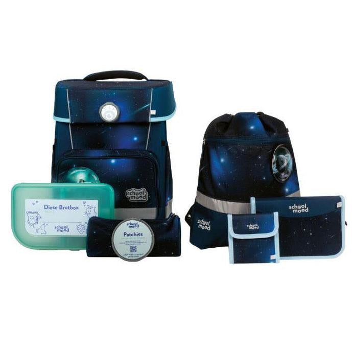 School Mood Champion Moritz Weltall Schulranzen Set 7tlg.