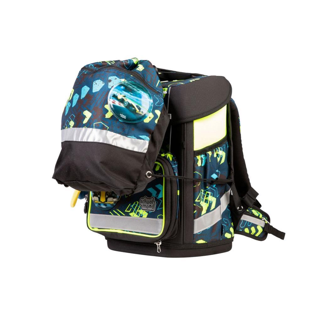 School Mood Champion Pro Elias Rennwagen Schulranzen Set 7tlg.