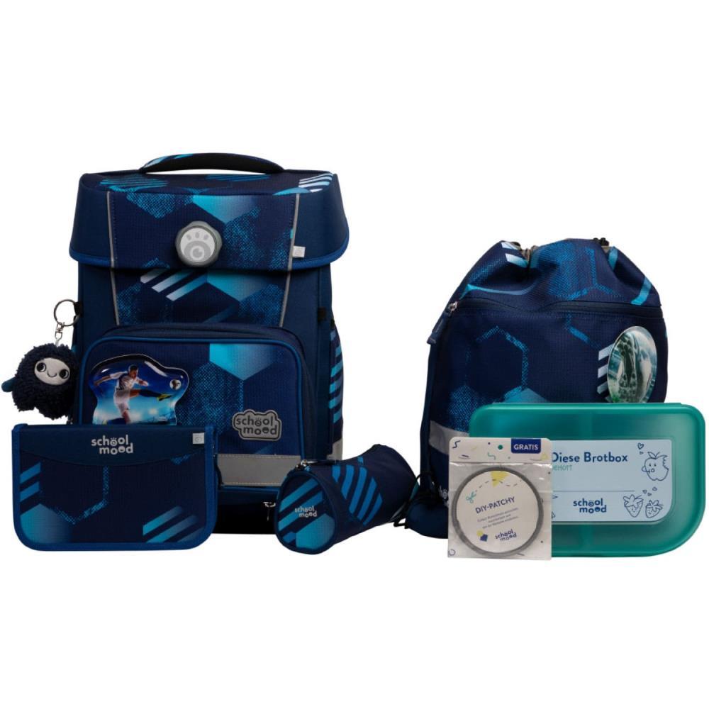 School Mood Champion Pro Jonas Fußball Schulranzen Set 7tlg.