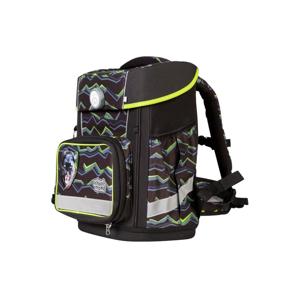 School Mood Champion Pro Finn Raubkatze Schulranzen Set 7tlg.