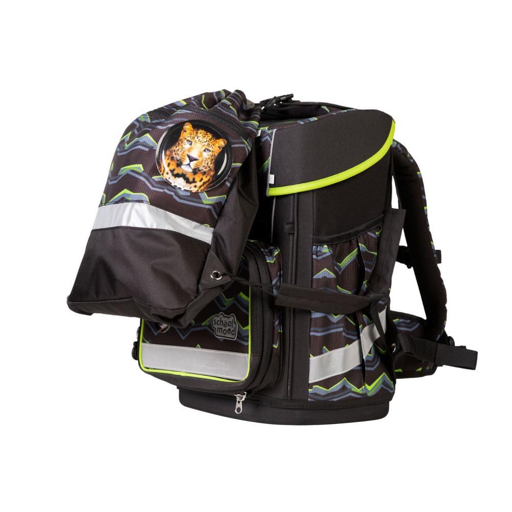 School Mood Champion Pro Finn Raubkatze Schulranzen Set 7tlg.