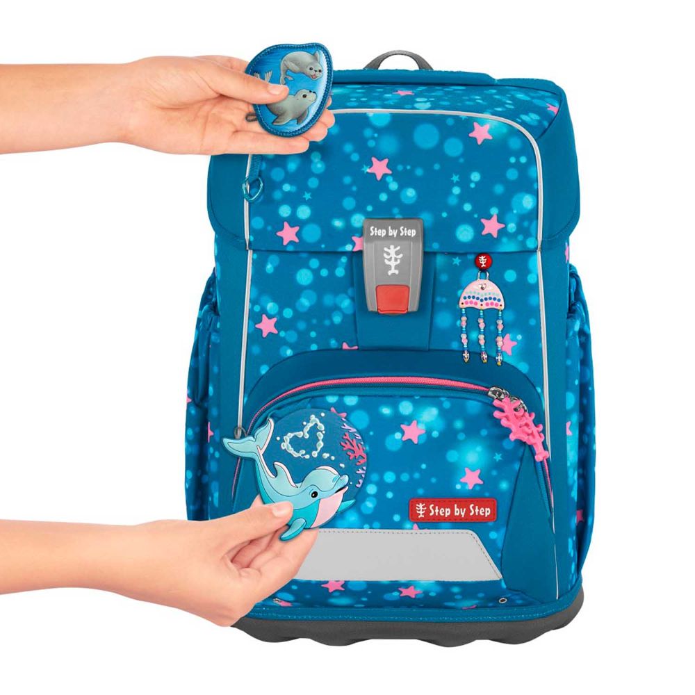 Step by Step Giant Dolphin Azura Schulranzen Set 5tlg.
