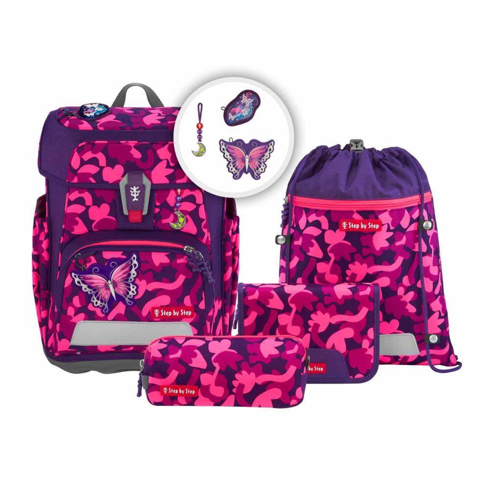Step by Step Cloud Shine Butterfly Ina Special Edition Schulranzen Set 5tlg.