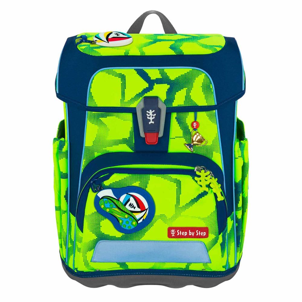Step by Step Cloud Neon Soccer Leo Special Edition Schulranzen Set 5tlg.