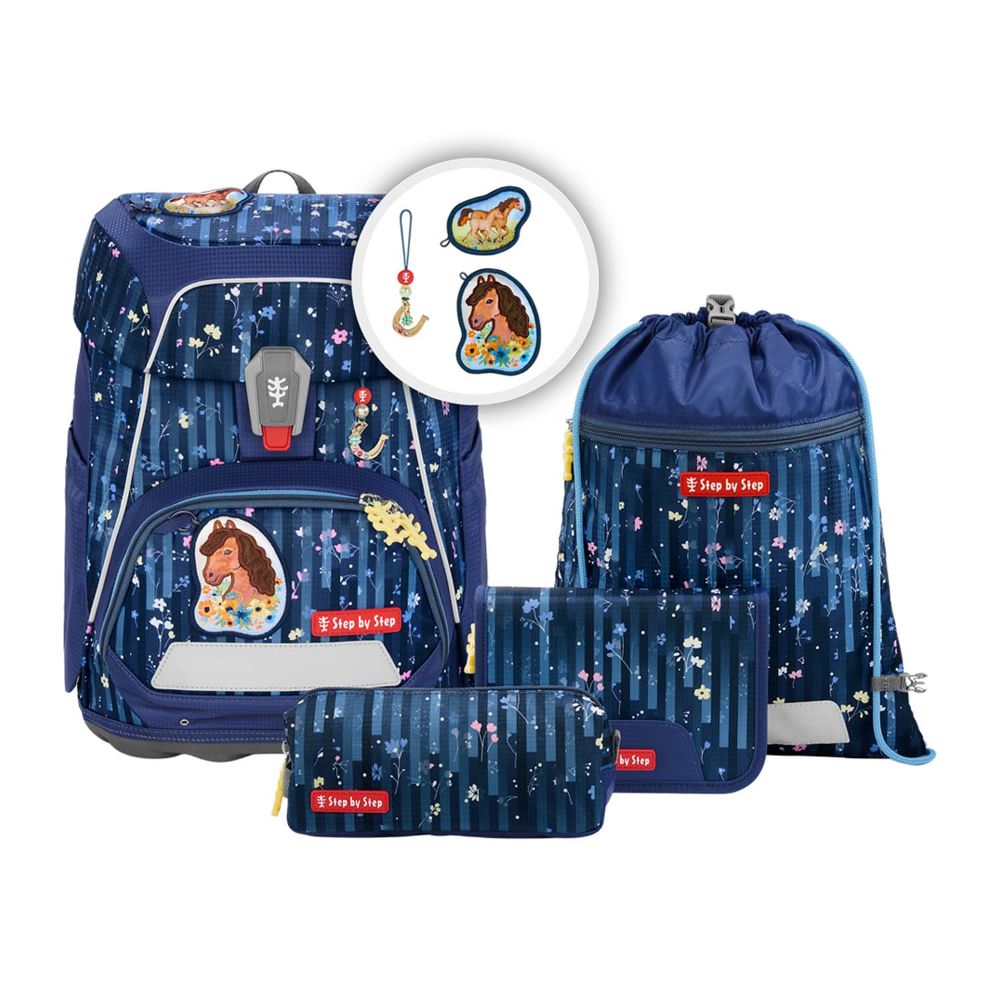 Step by Step Fit Horse Mila Schulranzen Set 5tlg.