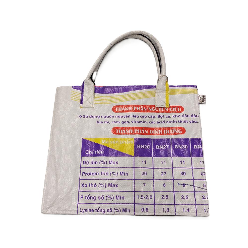 Beadbags Weiß Shopper Umhängetasche