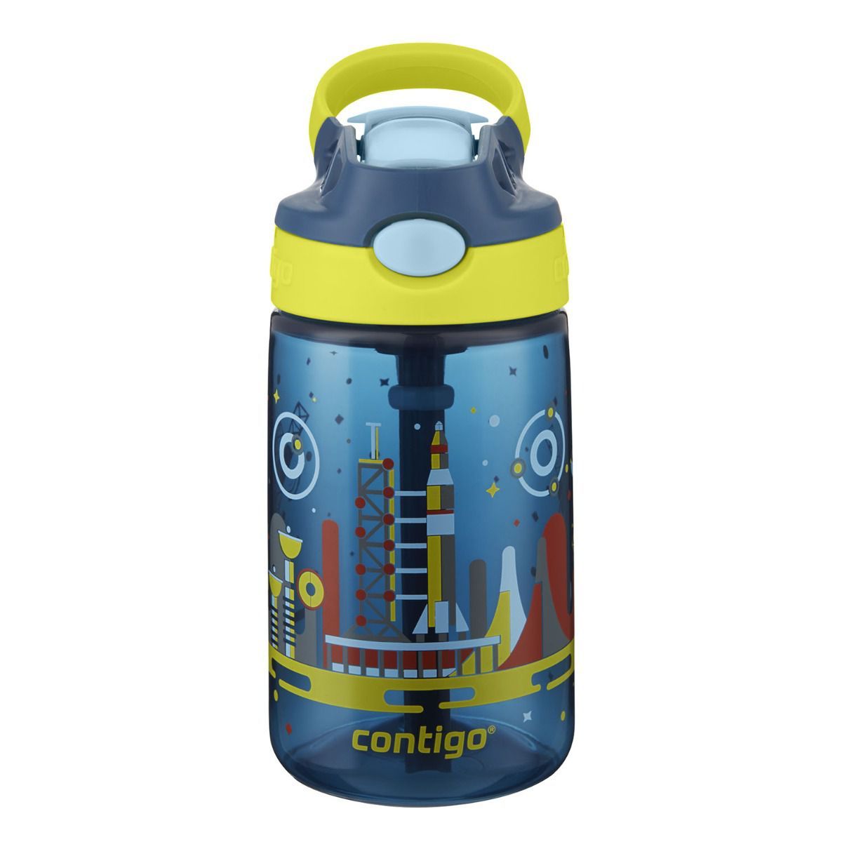 Contigo Autospout Gizmo Flip Nautical Space Wasserflasche 420ml