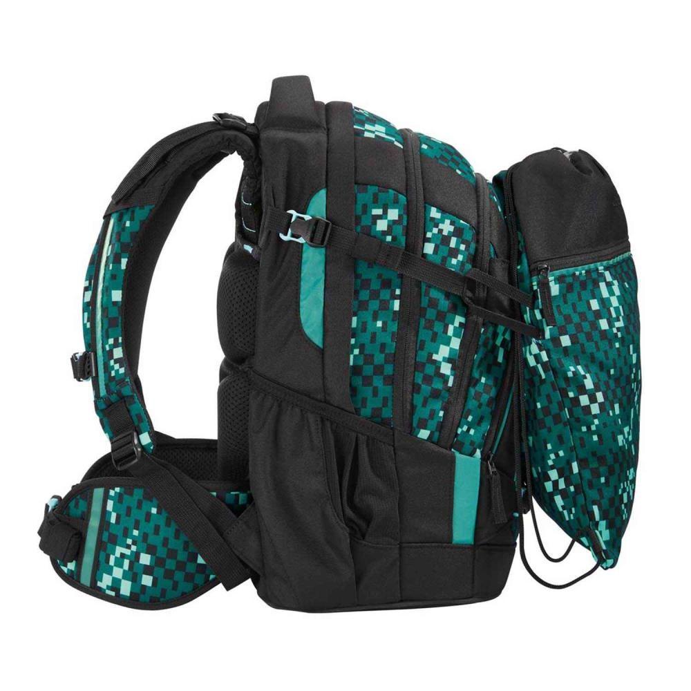 Coocazoo Mate Pixel Blox Schulrucksack Set 3tlg.