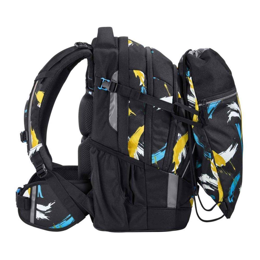 Coocazoo Mate Crazy Artnight Schulrucksack Set 3tlg.