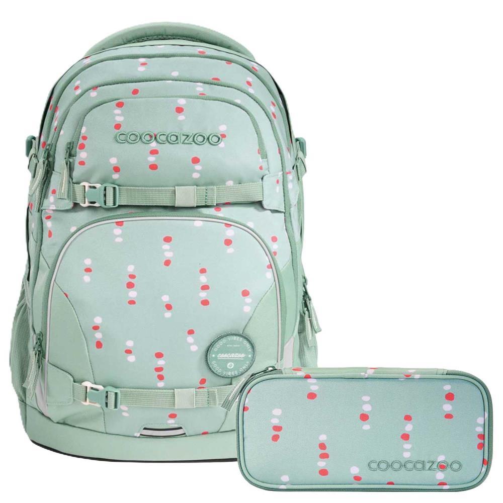 Coocazoo Porter Dancing Dots Schulrucksack Set 2tlg.