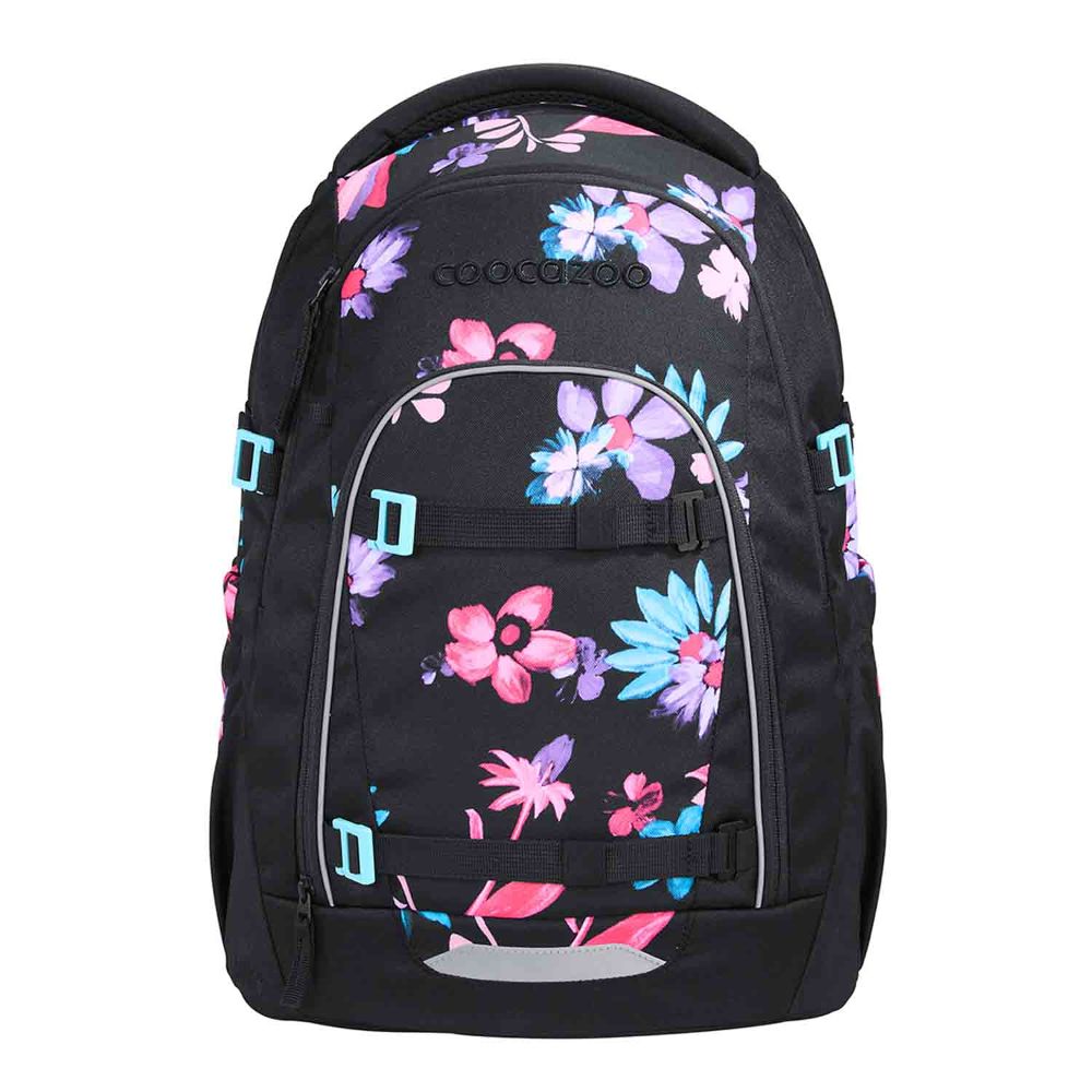 Coocazoo Mate Floral Artnight Schulrucksack Set 3tlg.