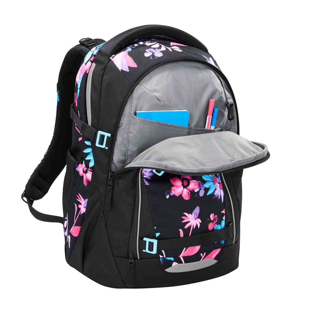 Coocazoo Mate Floral Artnight Schulrucksack Set 3tlg.