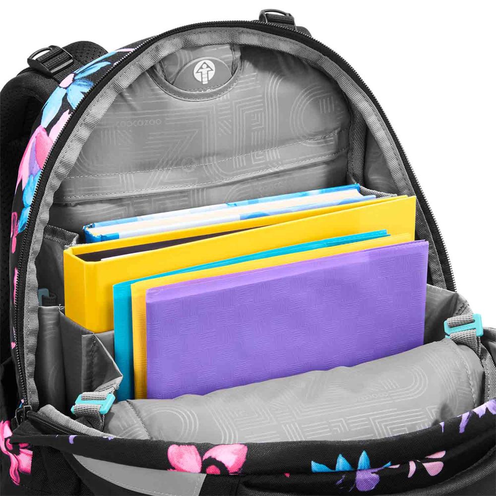 Coocazoo Mate Floral Artnight Schulrucksack Set 3tlg.