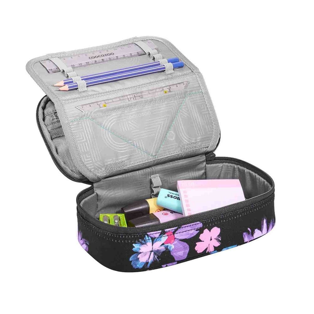 Coocazoo Mate Floral Artnight Schulrucksack Set 3tlg.