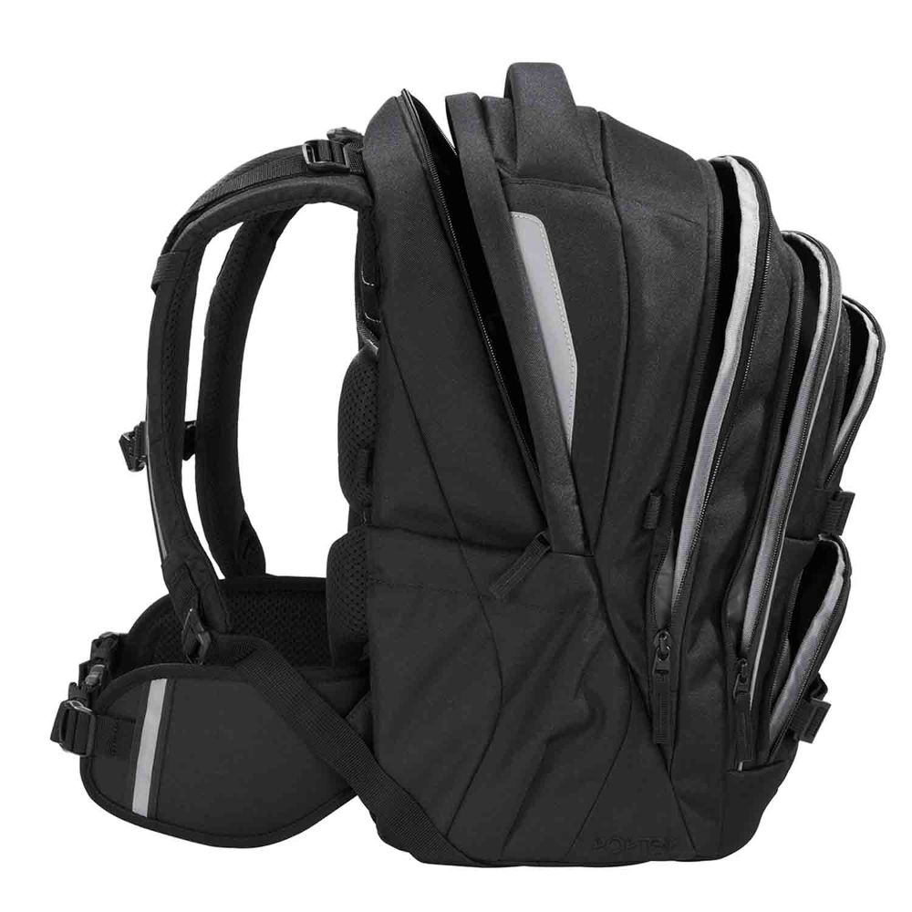 Coocazoo Porter Black Coal Schulrucksack Set 3tlg.