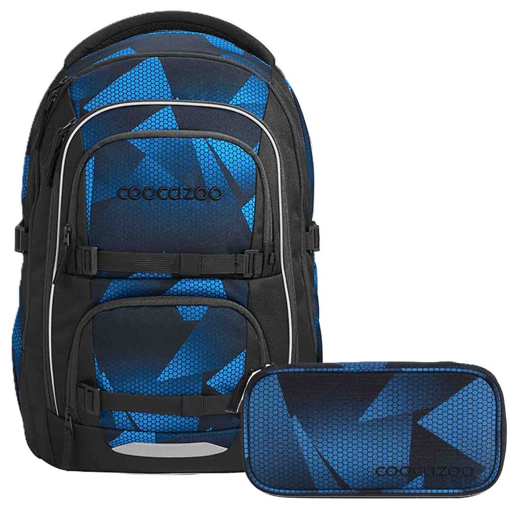 Coocazoo Porter Electric Ice Schulrucksack Set 2tlg.