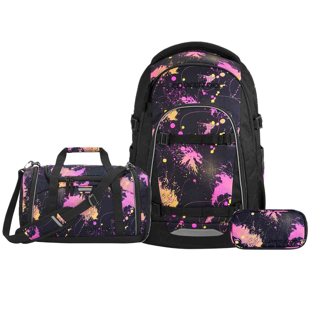 Coocazoo Mate Colour Drift Schulrucksack Set 3tlg.