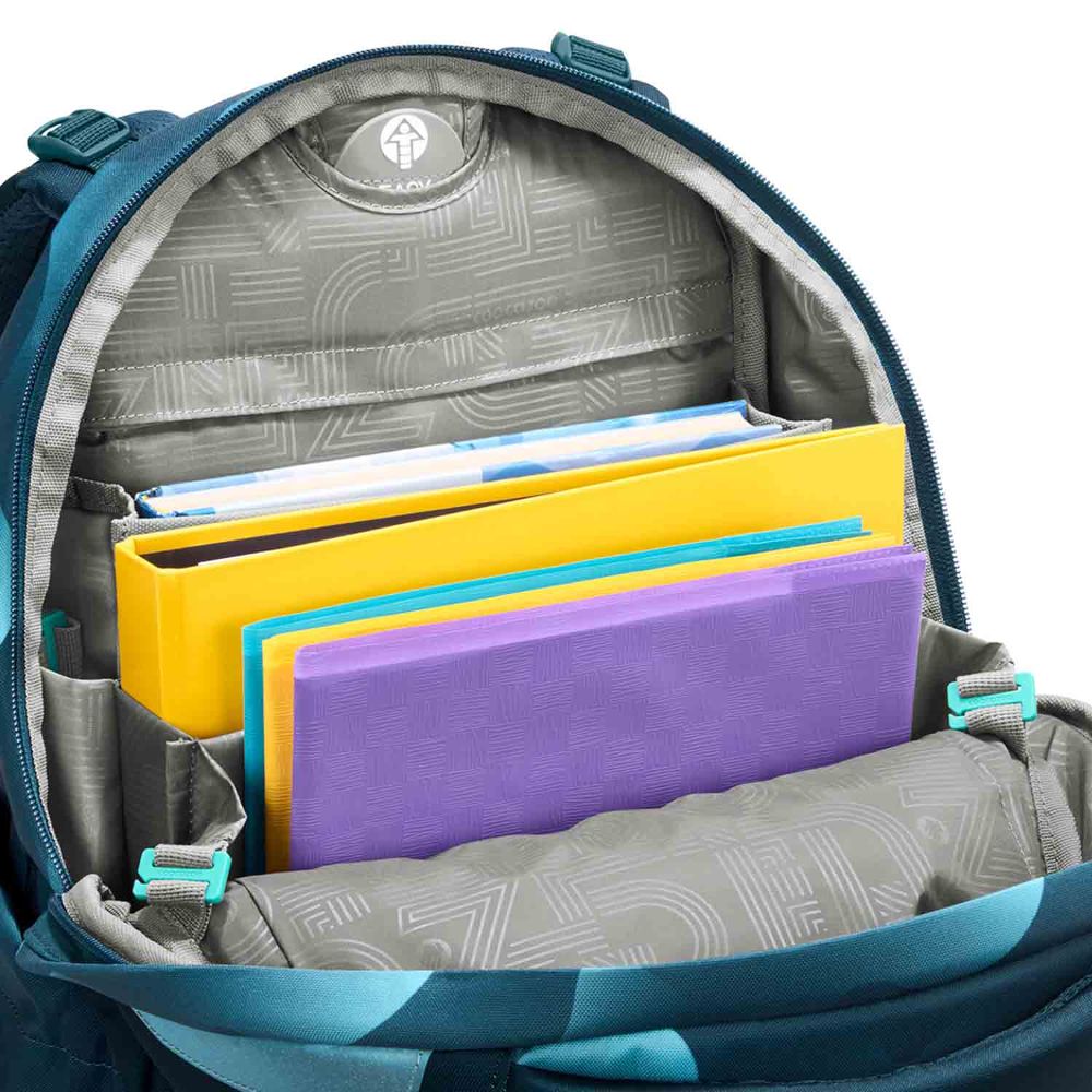 Coocazoo Mate Aqua Flow Schulrucksack Set 2tlg.