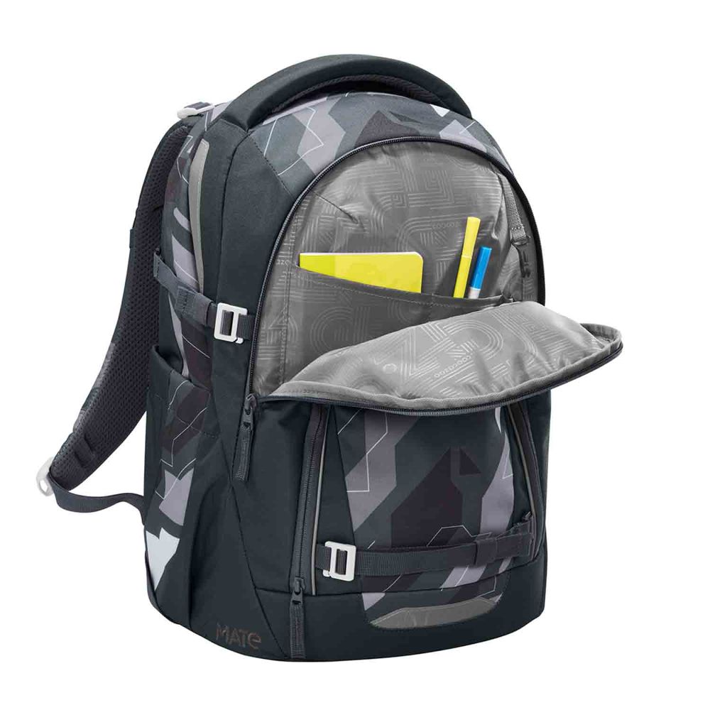 Coocazoo Mate Dark Race Schulrucksack Set 3tlg.