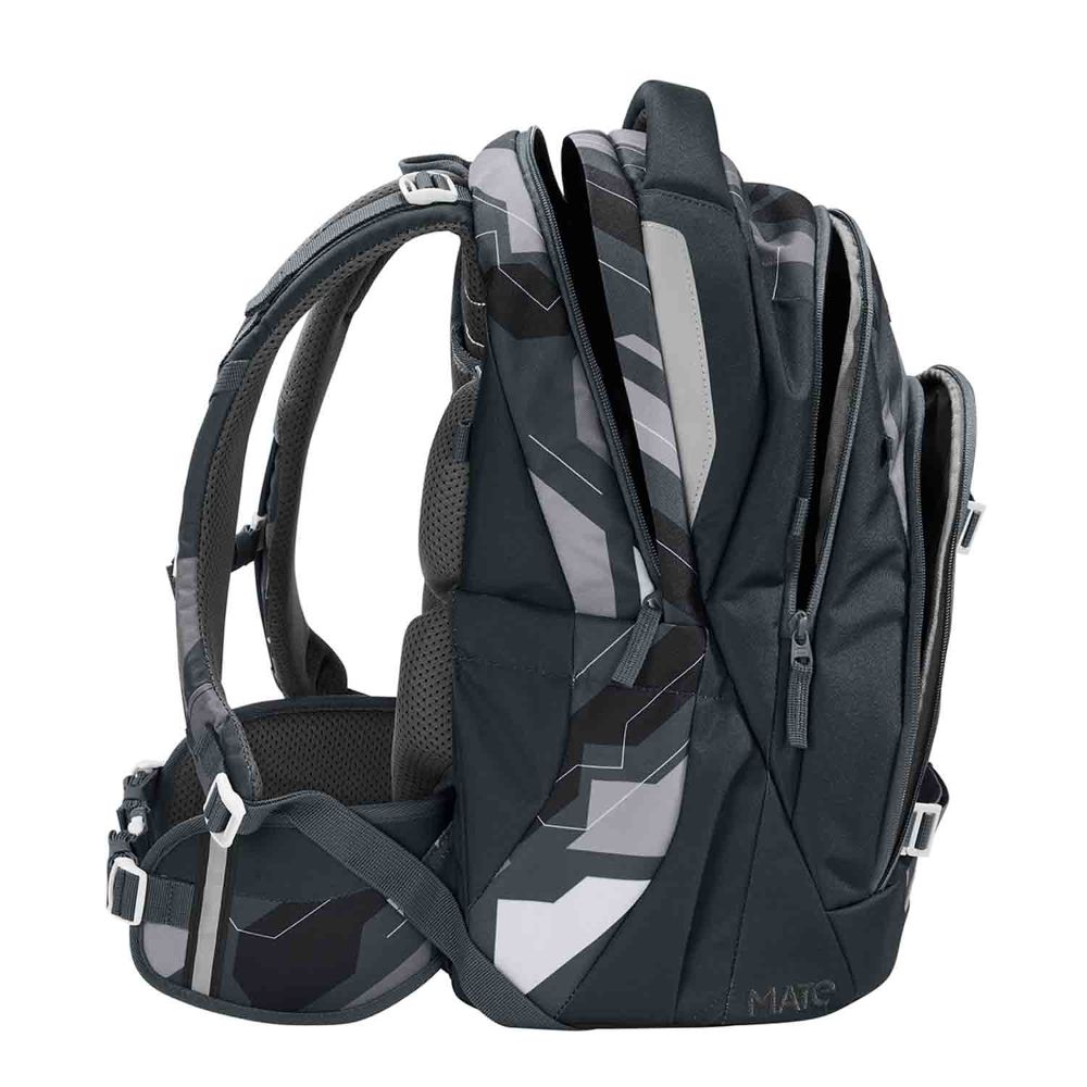 Coocazoo Mate Dark Race Schulrucksack Set 3tlg.