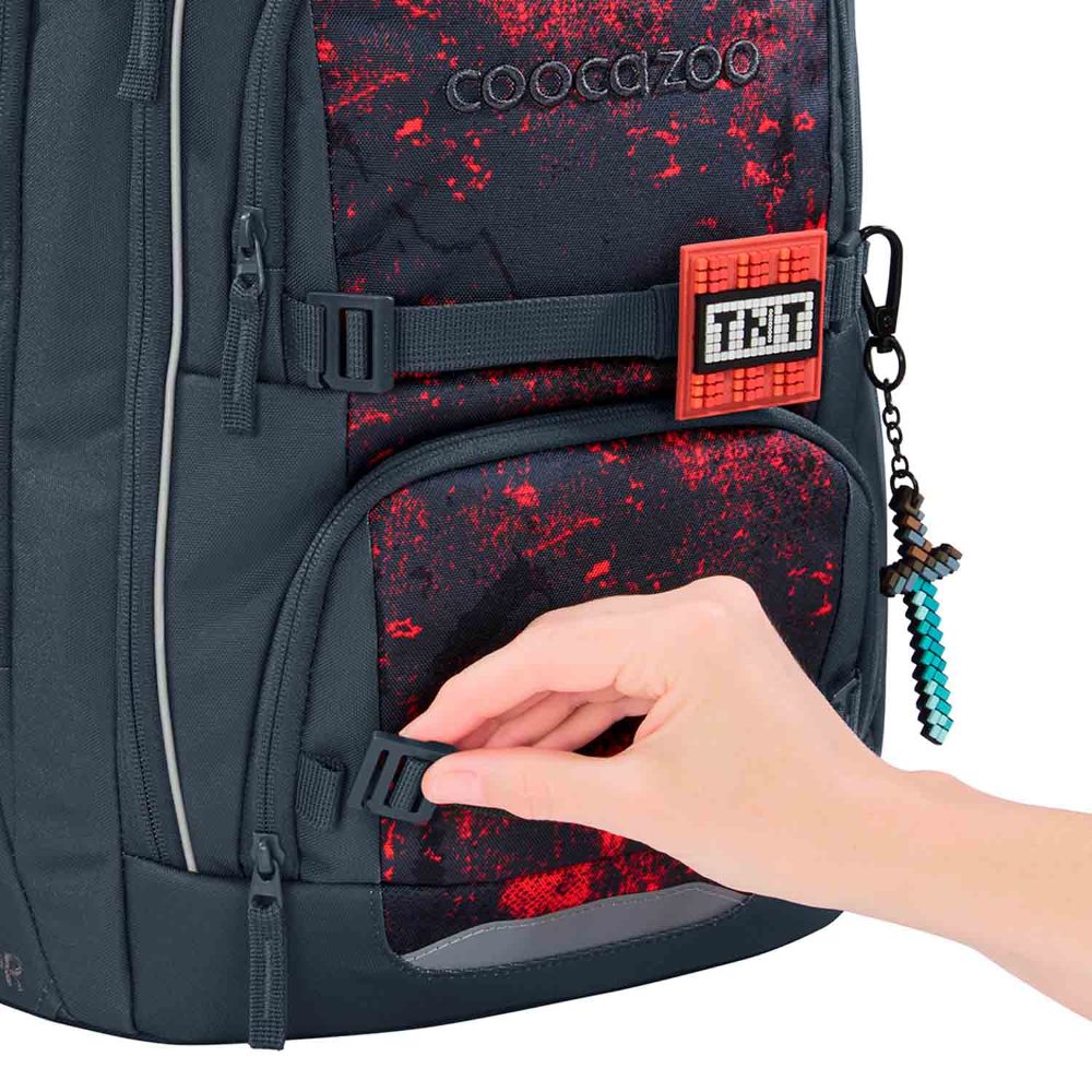 Coocazoo Porter Broken Black Schulrucksack