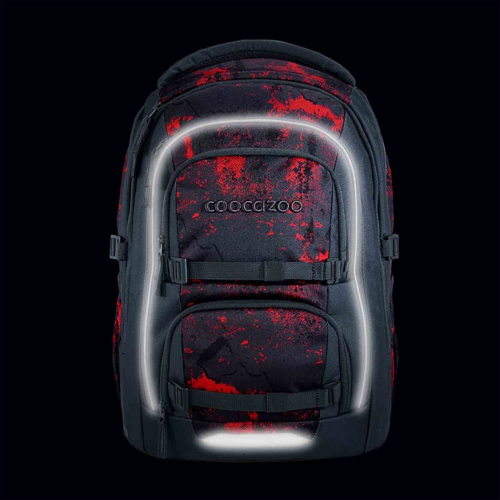 Coocazoo Porter Broken Black Schulrucksack