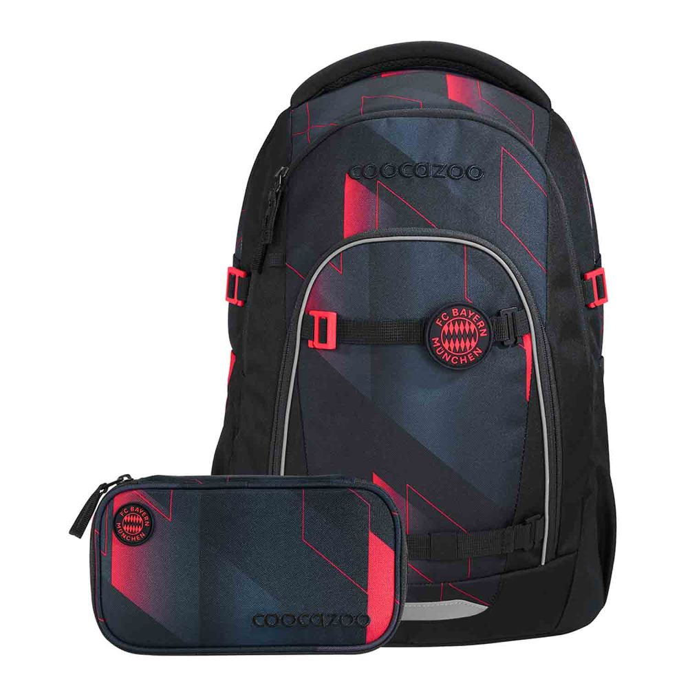 Coocazoo Mate FC Bayern Stern des Südens Limited Edition Schulrucksack Set 2tlg.