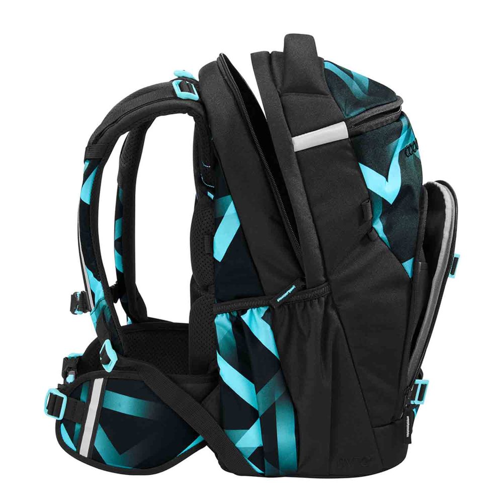 Coocazoo Byte Laser Lights Schulrucksack Set 3tlg.