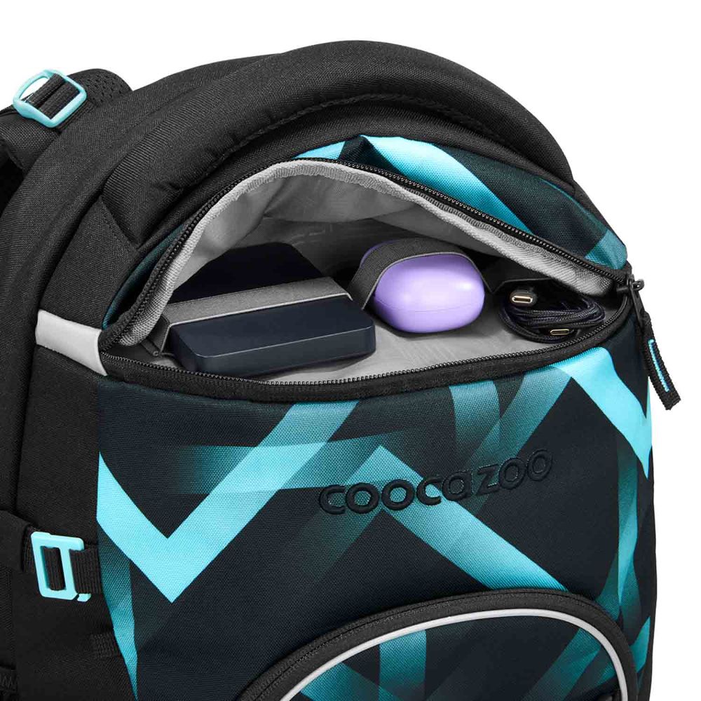 Coocazoo Byte Laser Lights Schulrucksack Set 3tlg.
