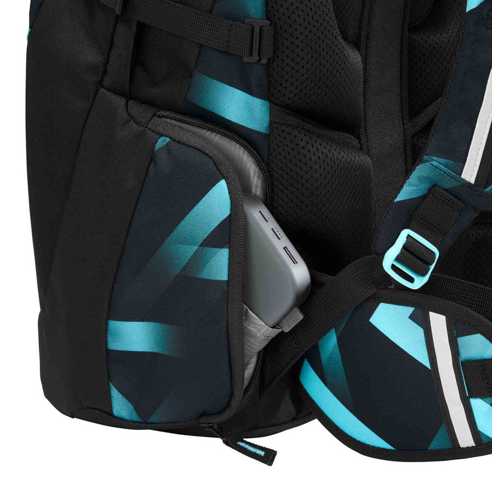 Coocazoo Byte Laser Lights Schulrucksack Set 3tlg.